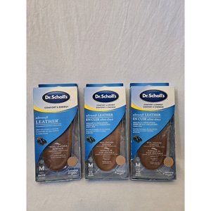 Dr Scholl's Comfort ultra soft leather insoles w-massaging gel, Men's size 8-14
